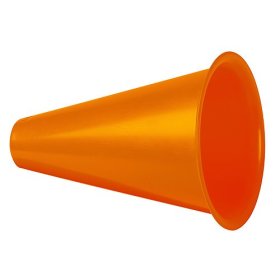 Megaphon Fan Horn, orange