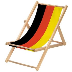 Liegestuhl Relax - Deutschland, deutschlandfarben