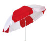 Sonnen/Strand-Schirm "Aloha": 2-teiliger Metallstock mit Knickgelenk in farblich passende Polyester-Tragetasche