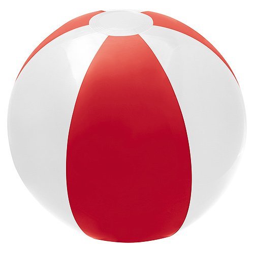 Wasserball, weiß/rot
