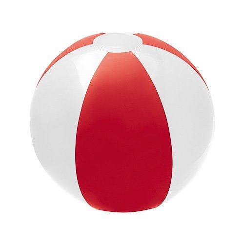 Wasserball Mini, weiß/rot