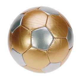 Fußball Golden Goal, gold/silber, Gr.5