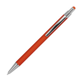Kugelschreiber aus Metall mit Überzug aus Rubber und Touchfunktion
