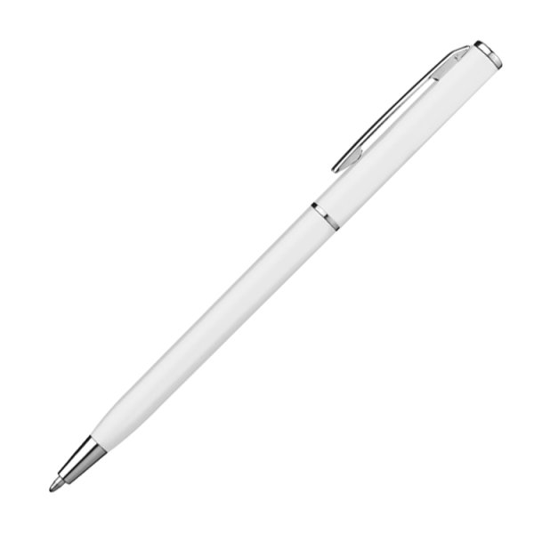 Kugelschreiber in schlanker Form aus Kunststoff
