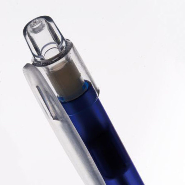 Kugelschreiber aus kunststoff mit Gummimanschette