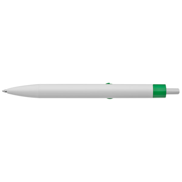 Kugelschreiber aus Kunststoff mit Clip Gesicht