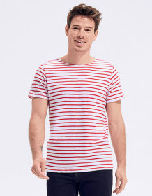 Men´s Round Neck Striped T-Shirt Miles