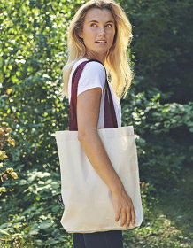 Twill Bag With Contrast Handles