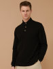 Long Sleeved Cotton Piqué Polo Shirt