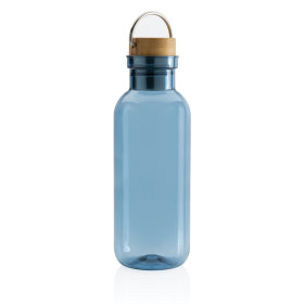 GRS rPET Flasche with Bambusdeckel und Griff