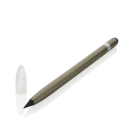 Tintenloser Stift aus Aluminium mit Radiergummi