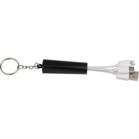 Schlüsselanhänger mit 3in1 USB Ladekabel