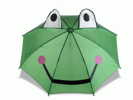 Werbeartikel Regenschirm Frosch
